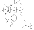 Patiromer skeletal structure