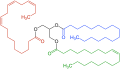 Unsaturated triglyceride structural formula