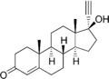 Ethisterone molecule structure