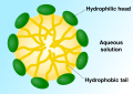 Micelle formation scheme