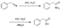 Synthesis of phenylacetic acid from benzyl cyanide