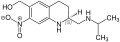S-enantiomer of Oxamniquine structural formula
