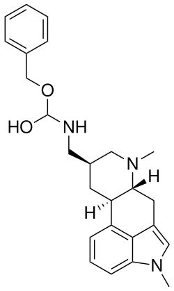 Structural formula of Metergoline