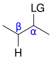 Assignment of alpha and beta carbons on a molecule