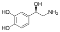 Norepinephrine molecule structure
