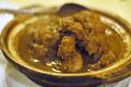 Pato de cabidela, a traditional Portuguese dish of duck cooked in its own blood.