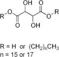 Stearyl palmityl tartrate