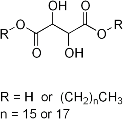 Stearyl palmityl tartrate