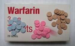 Warfarin tablets, 5, 3 and 1mg