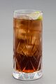 Rum and Coke with lime