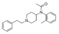 2-Methylacetylfentanyl structure