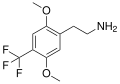 2D structure of 2C-TFM
