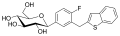 Chemical structure of Ipragliflozin