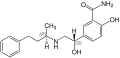 (RS)-Labetalol Structural Formula