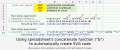 Using Concatenate Function in Spreadsheet