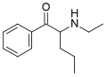 Chemical structure of N-Ethylpentedrone