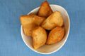 Bowl of mandazi