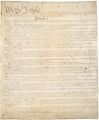 Constitution of the United States, page 1