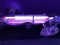 Cutaway model of UV disinfection unit used in NEWater water treatment plants