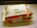 Popcorn bag popped