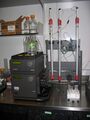 Size exclusion chromatography apparatus