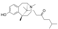 Chemical structure of Zenazocine