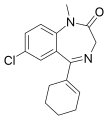 Tetrazepam chemical structure