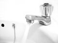 Tap water flowing from a faucet