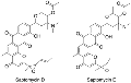 Saptomycin D and E Structures