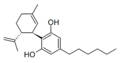 Chemical structure of Cannabidihexol