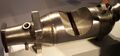 Cut open metal catalyst for a car