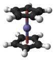 Ferrocene from crystal 3D balls