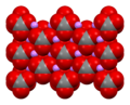 Lithium carbonate crystal structure