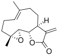 Chemical structure of Parthenolide
