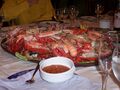 A traditional Galician seafood platter known as Mariscada.