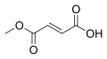 Monomethyl fumarate skeletal structure