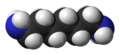 1,6-diaminohexane 3D van der Waals