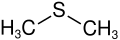 Chemical structure of Dimethyl sulfide