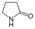 Structural Formula of 2-Pyrrolidone