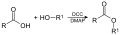 Steglich esterification mechanism