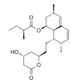Lovastatin 2D chemical structure