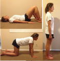 Bowel and bladder control positions