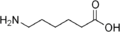 6-Aminocaproic acid structure