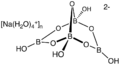 Borax chemical structure