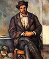 Paysan assis, par Paul Cézanne