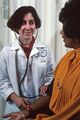 Nurse taking a patient's blood pressure