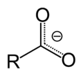 Carboxylate resonance hybrid
