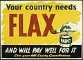 "YOUR COUNTRY NEEDS FLAX, AND WILL PAY WELL FOR IT."