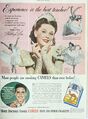Ballet Star Kathryn Lee advertises Camel cigarettes, 1948