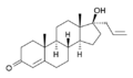 Structure of 17a-allyltestosterone